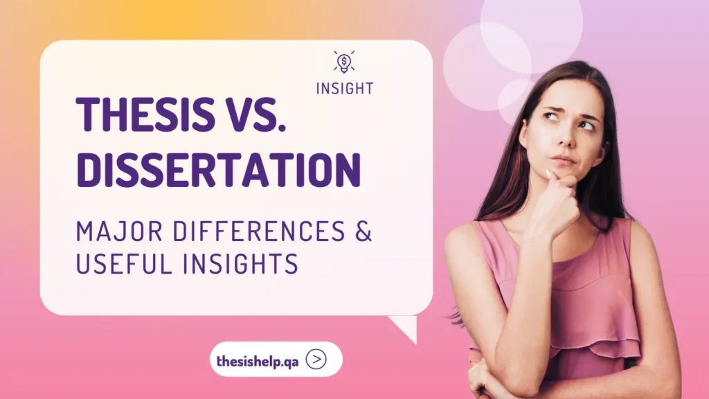 A thoughtful student considering the major differences between a thesis vs. dissertation, providing insights into academic research requirements and distinctions.
